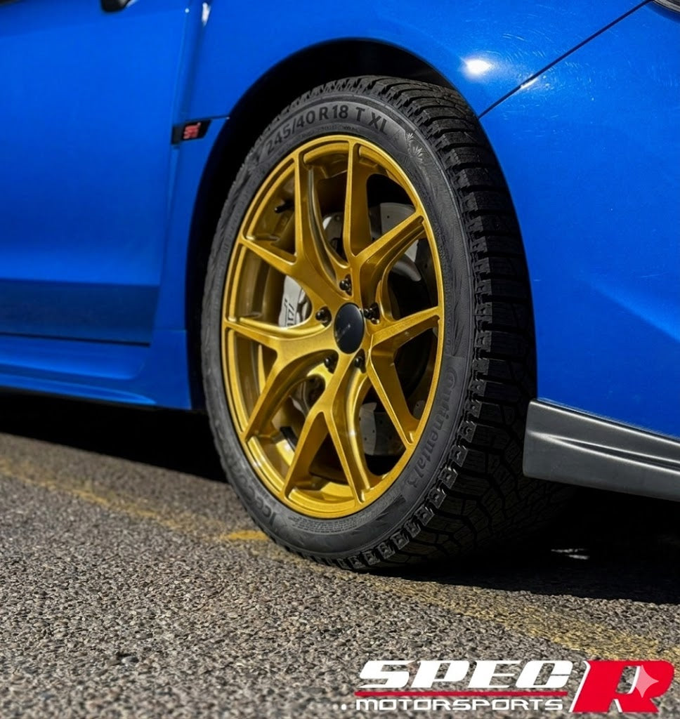 2015-2021 Subaru WRX and STi (Including Type RA) 18" Winter Tire and Wheel Package (Studless Continental Tires)