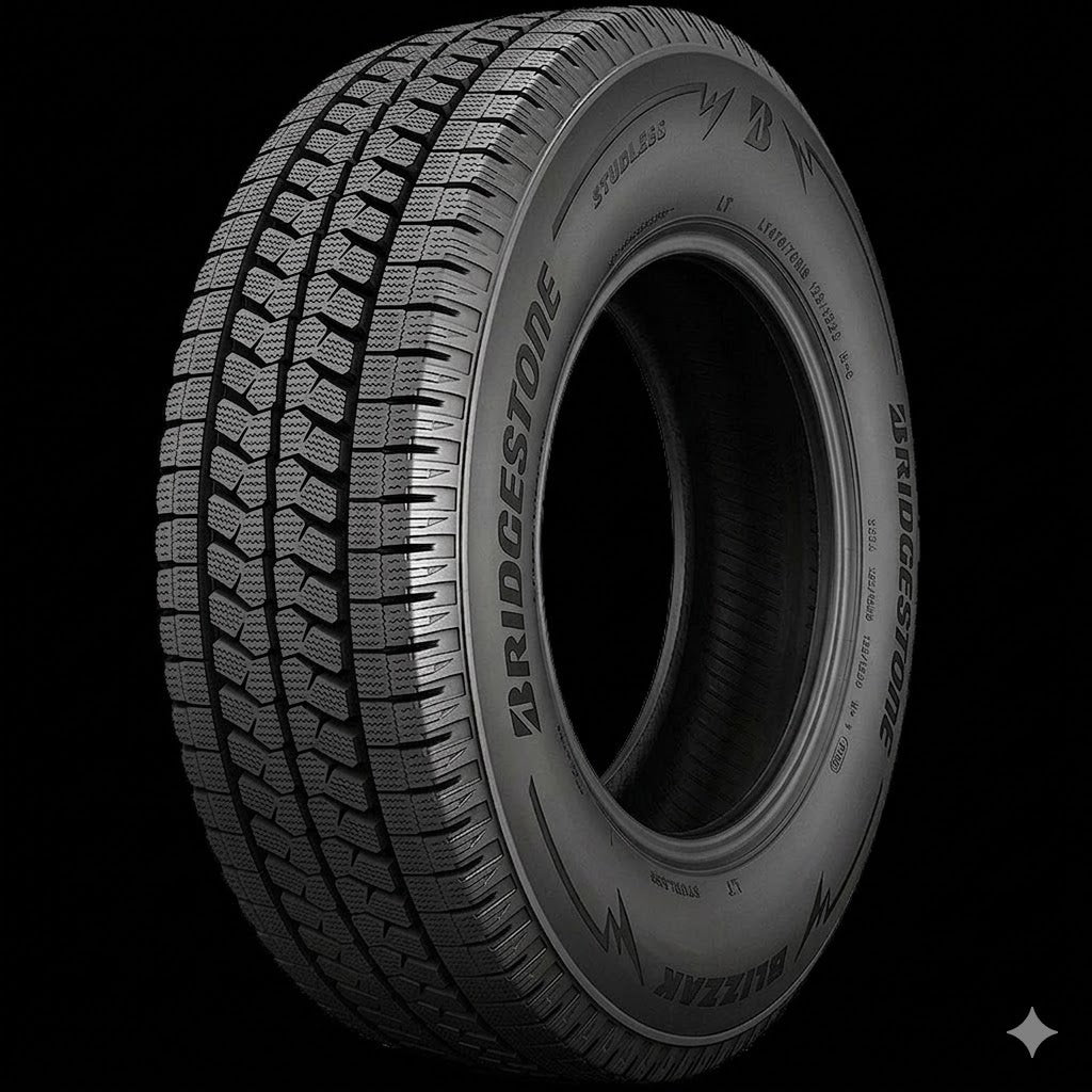 2024+ Tesla Cybertruck 20" Winter Tire and Wheel Package (Studless Bridgestone Tires and Fast Wheels)