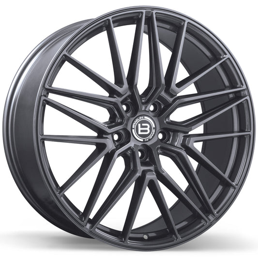 2023+ Range Rover and Range Rover Sport 22" Winter Tire and Wheel Package (Studded Continental Tires and Braelin Wheels)
