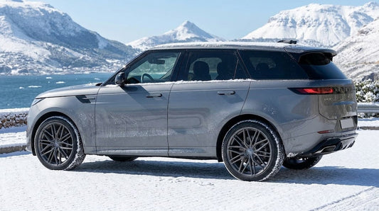 2023+ Range Rover and Range Rover Sport 22" Winter Tire and Wheel Package (Studded Continental Tires and Braelin Wheels)