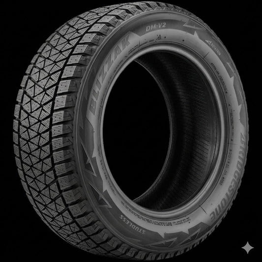 2015+ Ford F150 (WITHOUT Max Trailer Tow Package) 17" Winter Tire and Wheel Package (Studless Bridgestone Tires and Replika Wheels)
