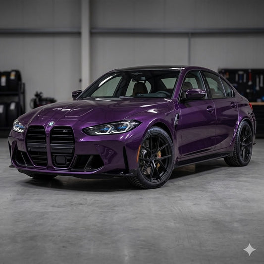 2021+ BMW M3 19" Winter Tire and Wheel Package (Performance Michelin Tires and Superspeed Wheels)
