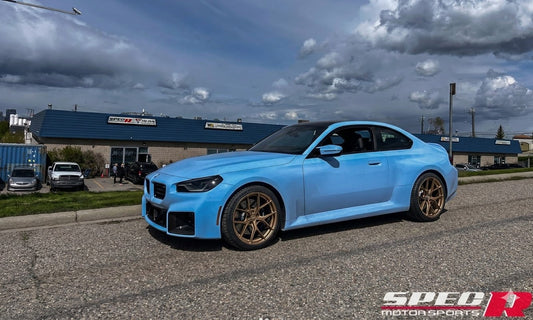 2023+ BMW M2 19" Winter Tire and Wheel Package (Studless Continental Tires and Superspeed Wheels)