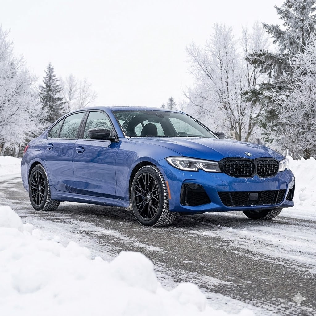 2019+ BMW 3 Series 18" Winter Tire and Wheel Package (Performance Michelin Tires and Fast Wheels)