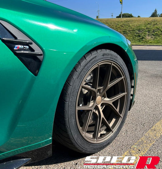 2021+ BMW M3 19" Winter Tire and Wheel Package (Studless Continental Tires and Superspeed Wheels)