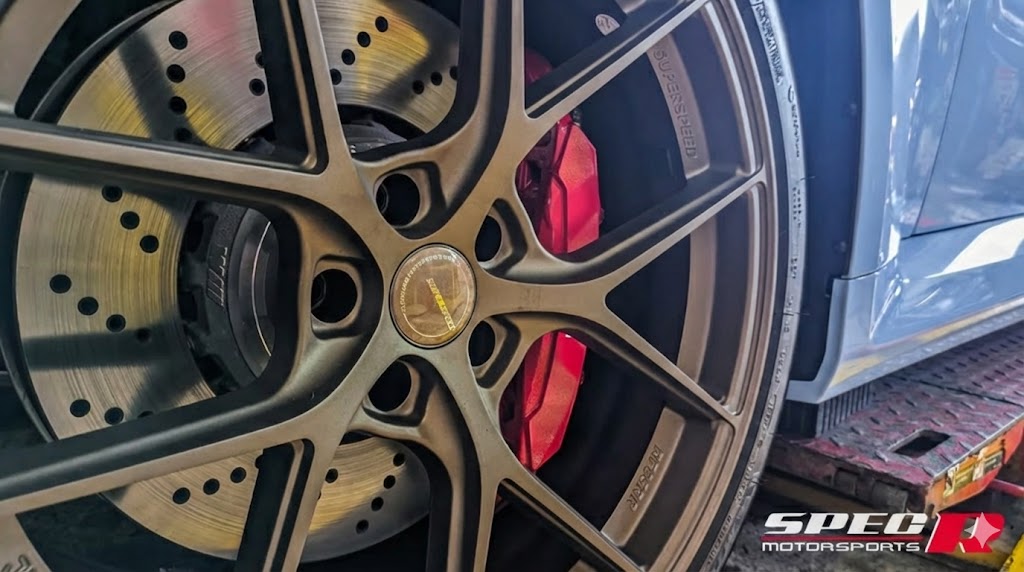 2021+ BMW M3 19" Winter Tire and Wheel Package (Studded Continental Tires and Superspeed Wheels)